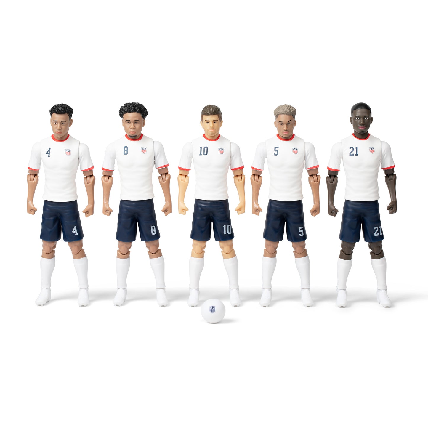Banbo Toys SOCKERS USMNT Tim Weah 8" Collectible Soccer Action Figure