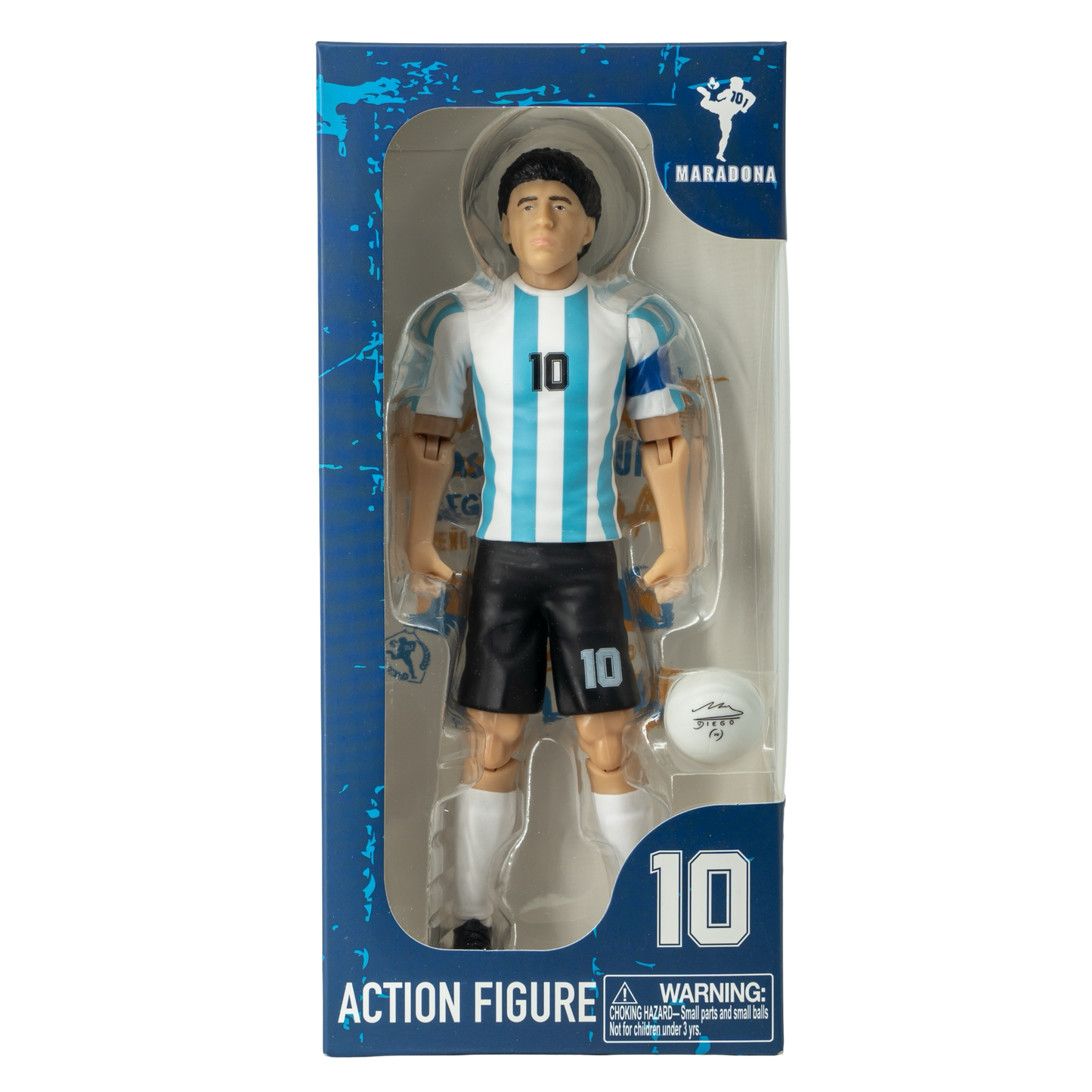 Banbo Toys SOCKERS Argentina Diego Maradona 8" Collectible Soccer Action Figure