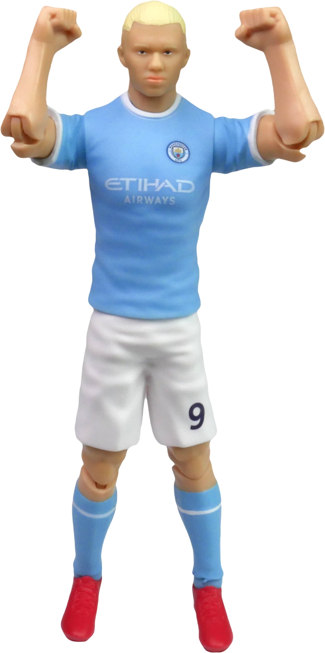 Banbo Toys SOCKERS Manchester City F.C. Erling Haaland 8" Collectible Soccer Action Figure