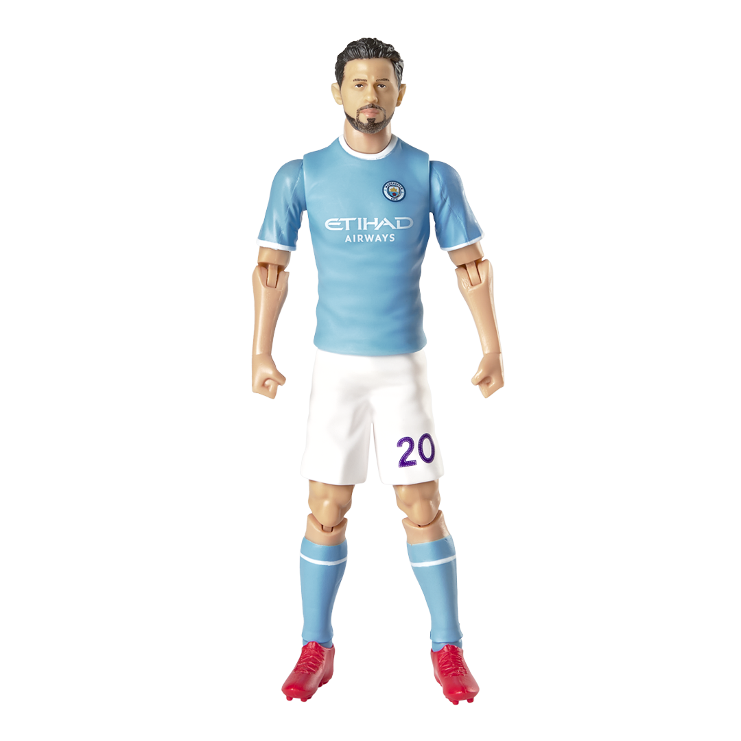 Banbo Toys SOCKERS Manchester City F.C. Bernardo Silva 8" Collectible Soccer Action Figure