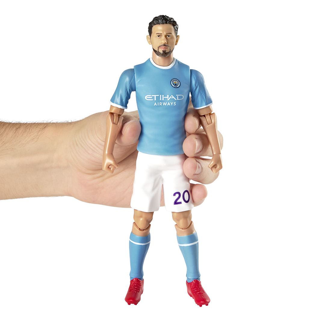 Banbo Toys SOCKERS Manchester City F.C. Bernardo Silva 8" Collectible Soccer Action Figure
