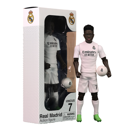 Banbo Toys SOCKERS Real Madrid CF Vinicius Junior 8" Collectible Soccer Action Figure