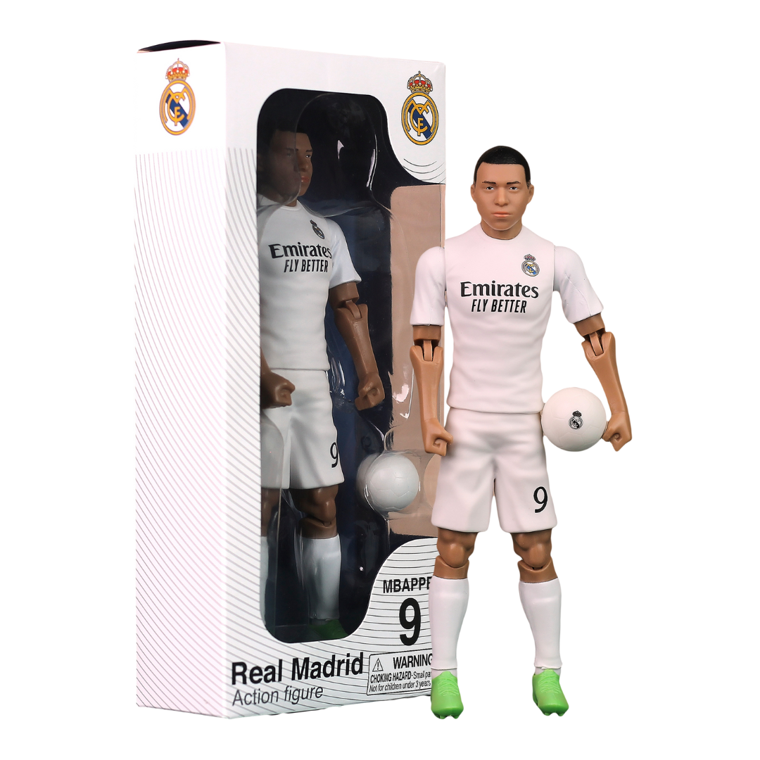 Banbo Toys SOCKERS Real Madrid CF Kylian Mbappe 8" Collectible Soccer Action Figure