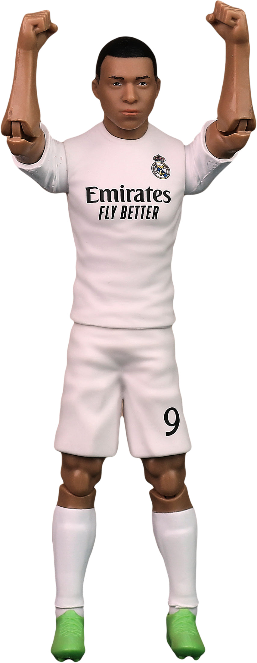 Banbo Toys SOCKERS Real Madrid CF Kylian Mbappe 8" Collectible Soccer Action Figure