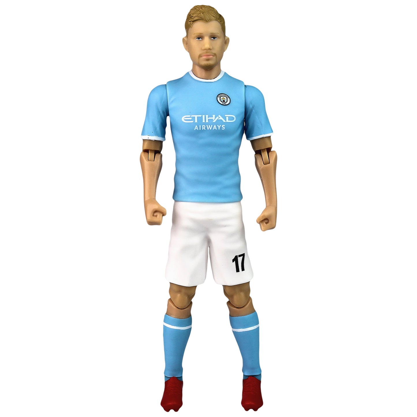 Banbo Toys SOCKERS Manchester City F.C. Kevin De Bruyne 8" Collectible Soccer Action Figure