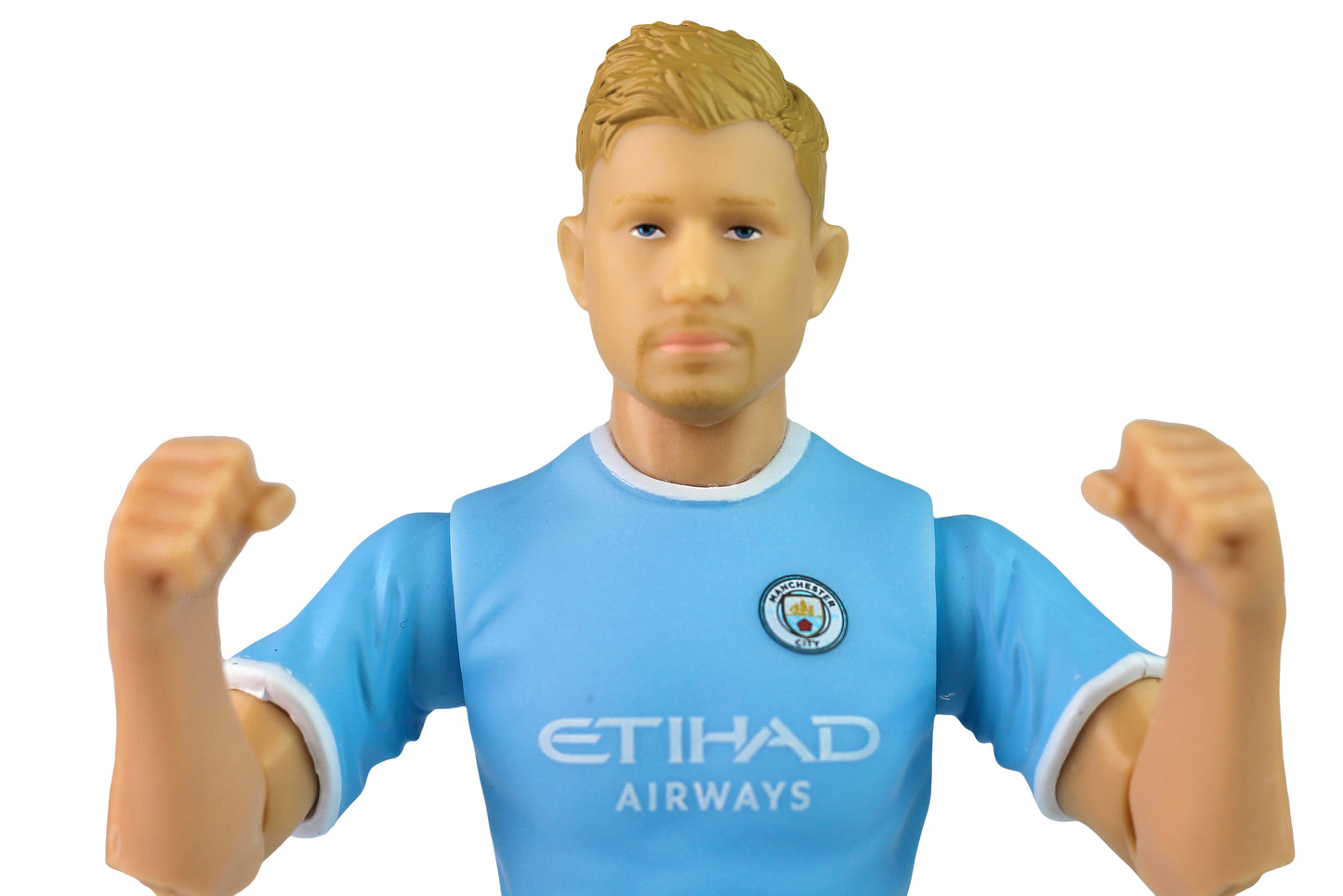 Banbo Toys SOCKERS Manchester City F.C. Kevin De Bruyne 8" Collectible Soccer Action Figure