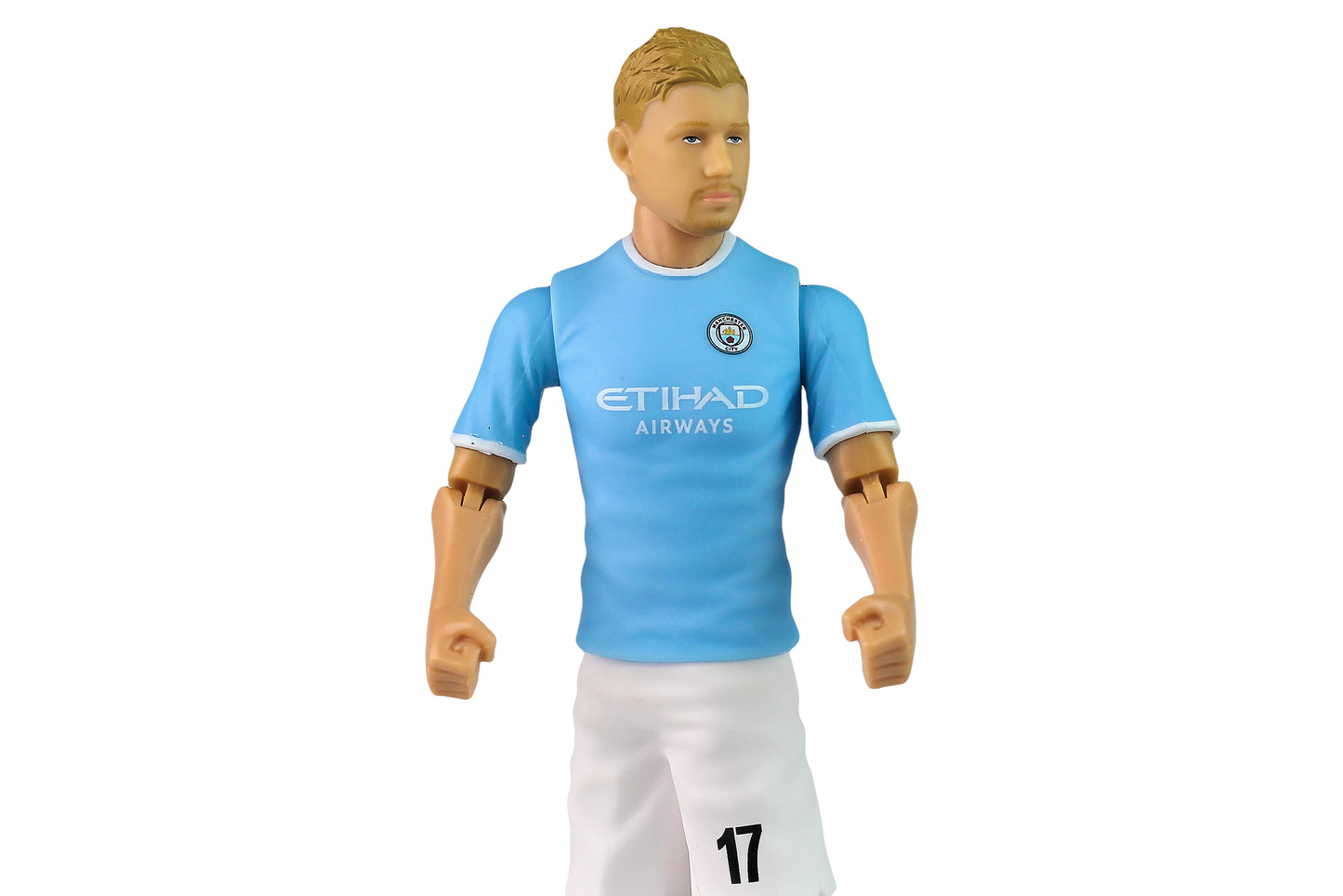 Banbo Toys SOCKERS Manchester City F.C. Kevin De Bruyne 8" Collectible Soccer Action Figure