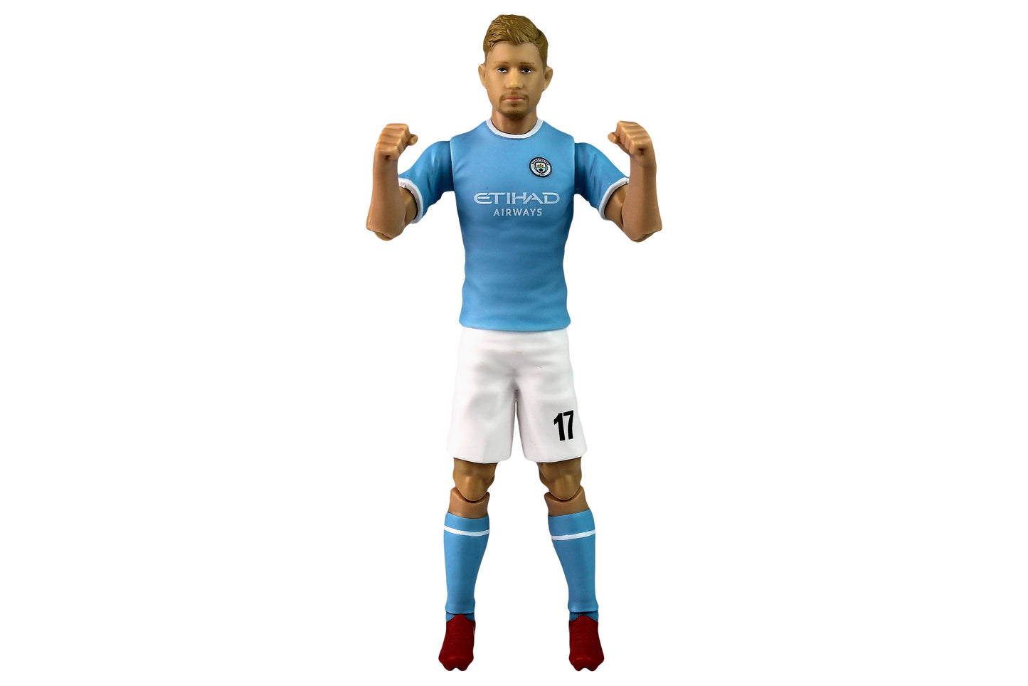 Banbo Toys SOCKERS Manchester City F.C. Kevin De Bruyne 8" Collectible Soccer Action Figure
