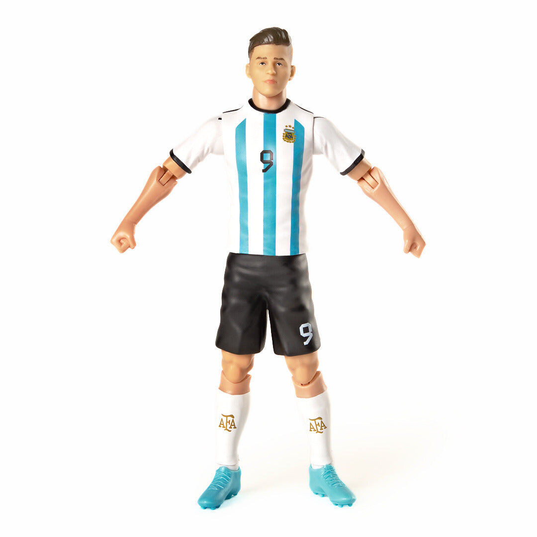 Banbo Toys SOCKERS Argentina AFA Julian Alvarez 8" Collectible Soccer Action Figure