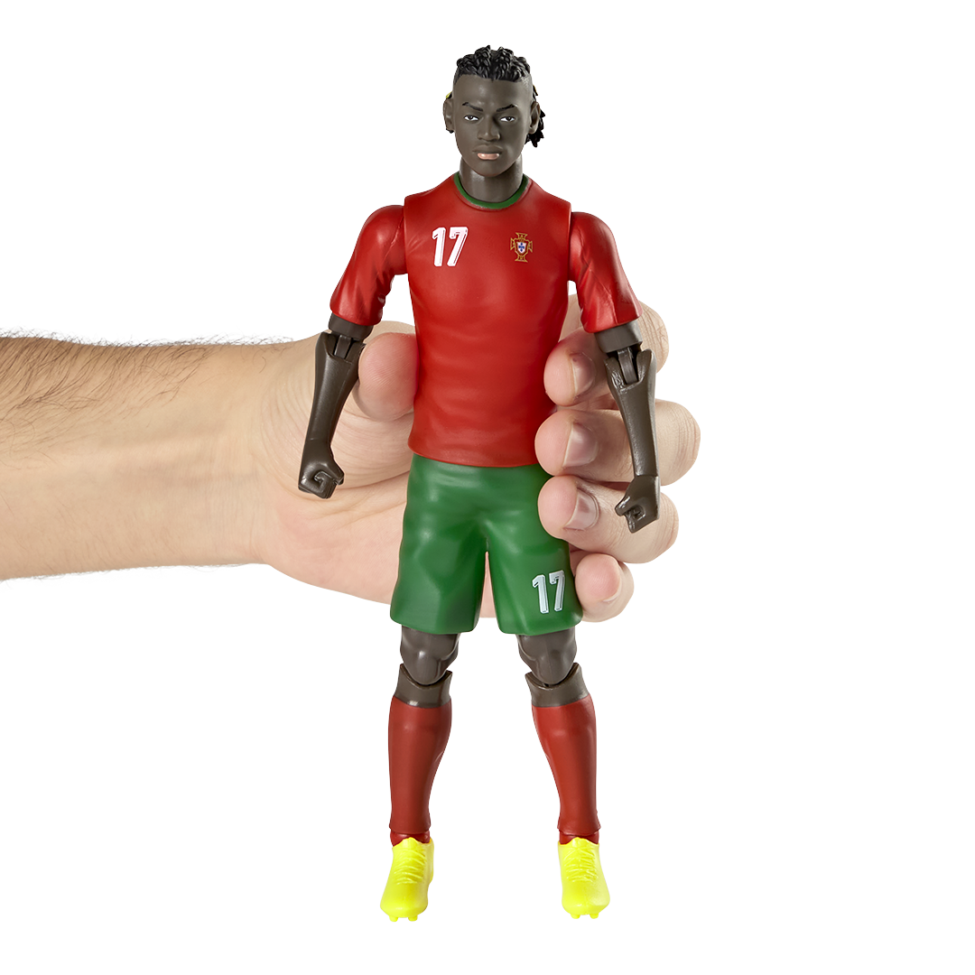 Banbo Toys SOCKERS Portugal National Rafael Leão 8" Collectible Soccer Action Figure