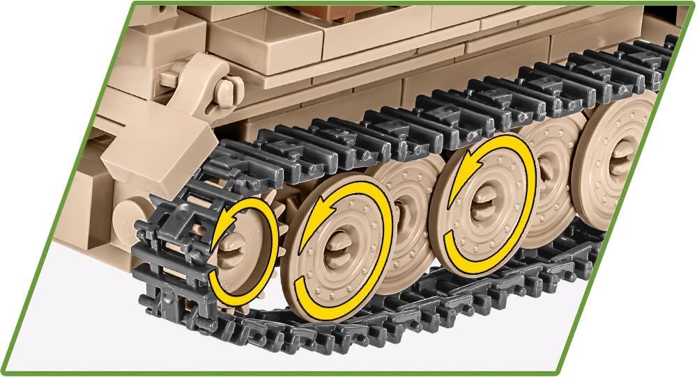 COBI Historical Collection World War II Sd.Kfz.10 DEMAG D7 Vehicle