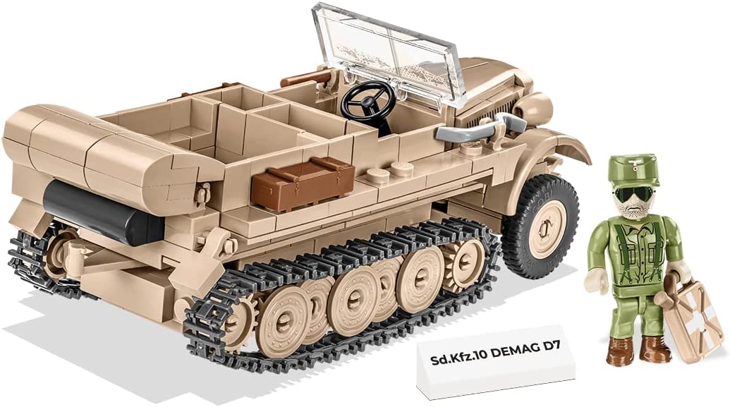 COBI Historical Collection World War II Sd.Kfz.10 DEMAG D7 Vehicle