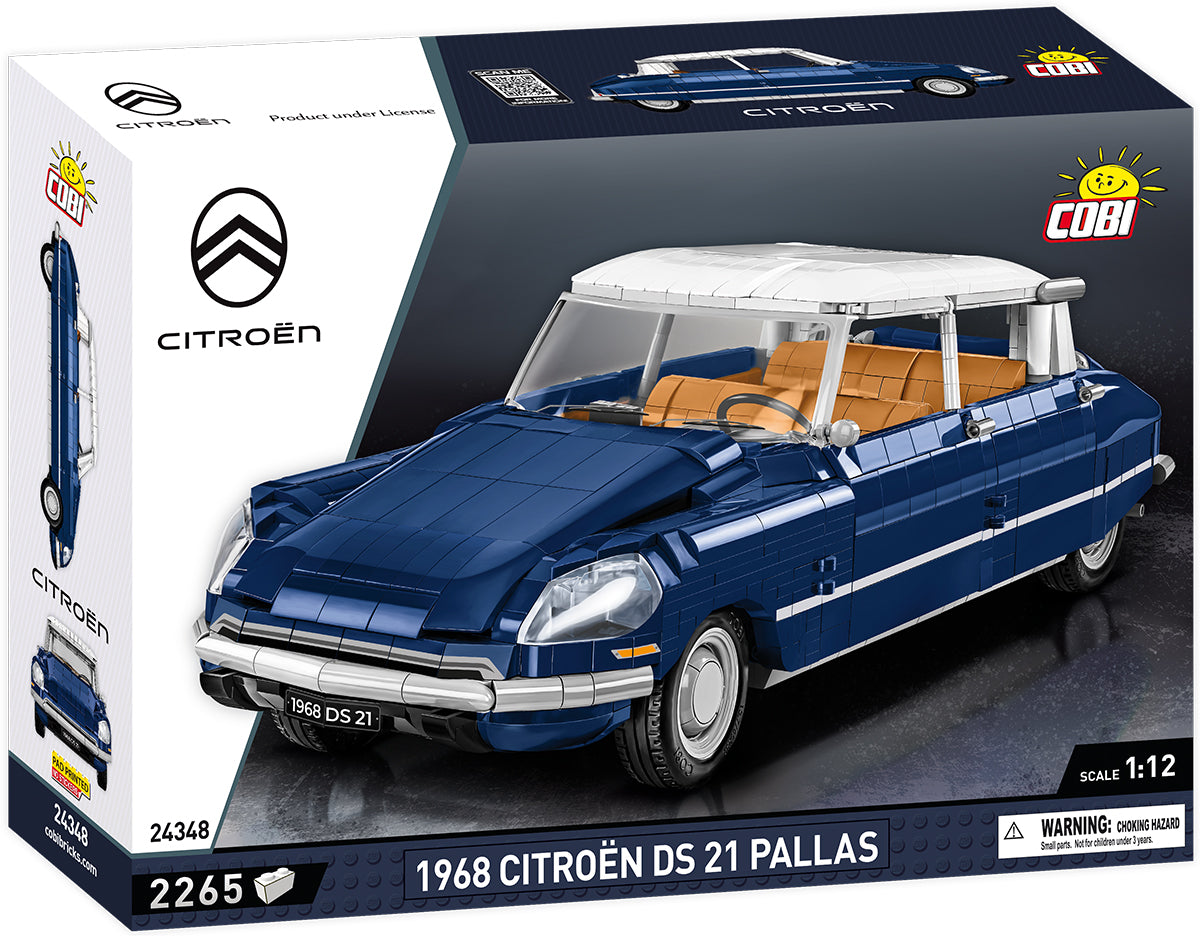 COBI Cars 1:12 Scale 1968 Citroën DS 21 Pallas Vehicle