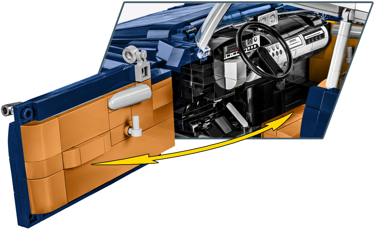 COBI Cars 1:12 Scale 1968 Citroën DS 21 Pallas Vehicle