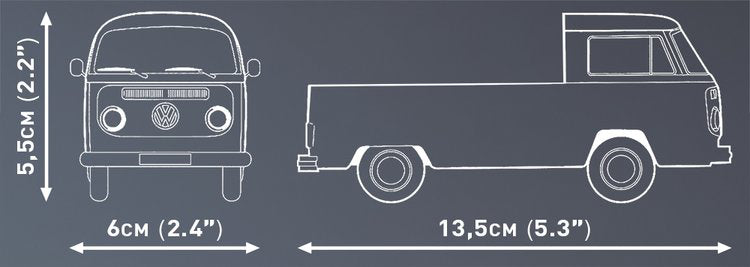 COBI Action Town Volkswagen T2A PRITSCHENWAGEN Vehicle