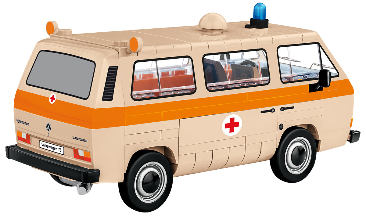 COBI Volkswagen T3 Krankenwagen Vehicle Building Set, 141 Pieces