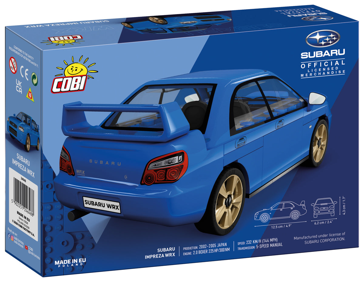 COBI Subaru Impreza WRX Vehicle Building Set, 67 Pieces