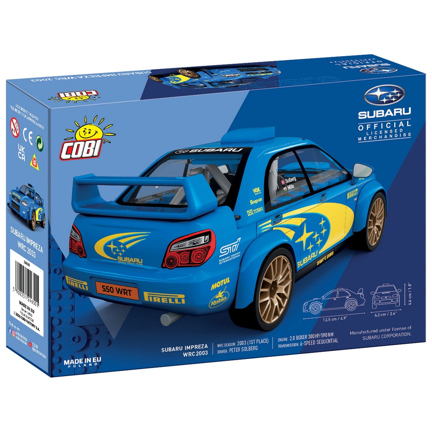 COBI Subaru Impreza WRC, 88 Pieces Building Set