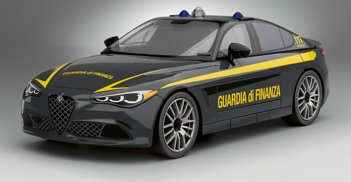 COBI Alfa Romeo Giulia Quadrifoglio Guardia di Finanza Building Set, 97 Pieces