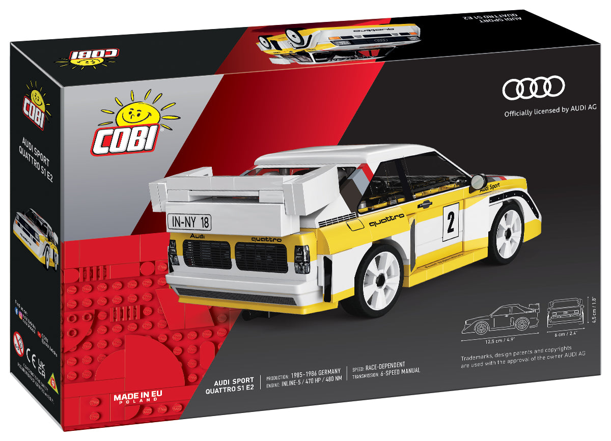 COBI Audi Sport Quattro S1 E2, 1:35 scale, 147 Pieces