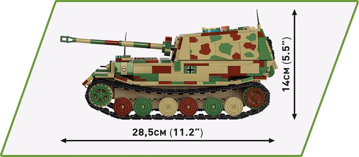 COBI Historical Collection WWII Panzerjager Tiger (P) Elefant Tank