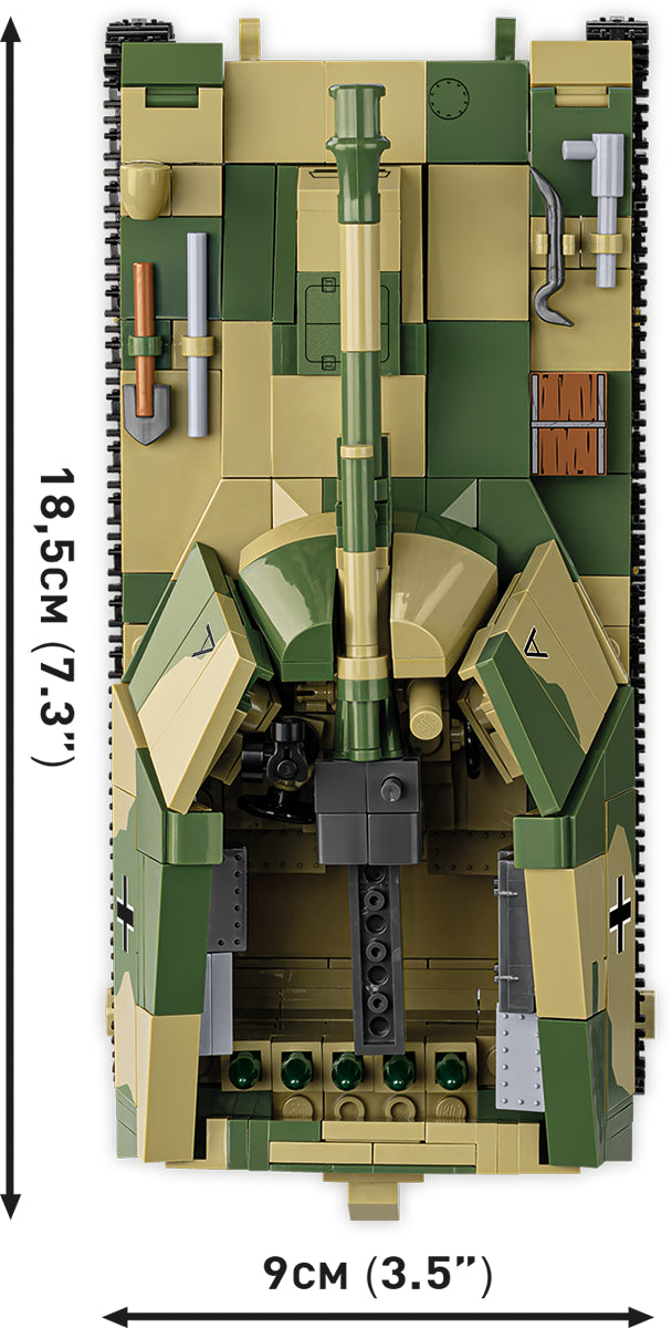 COBI Historical Collection WWII Sd.Kfz. 124 Wespe Tank Building Set, 855 Pieces