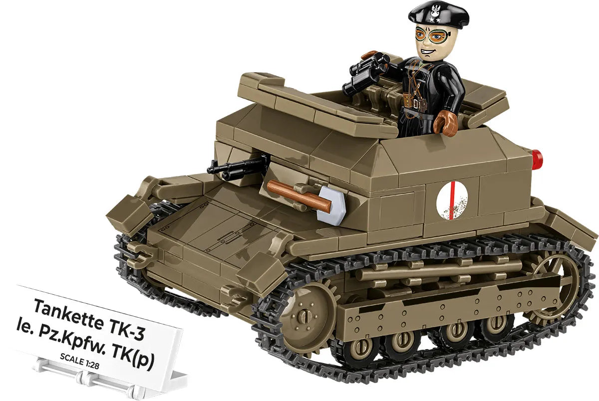 COBI Historical Collection WWII Tankette TK-3 /LE. PZKPFW TK(P) Tank