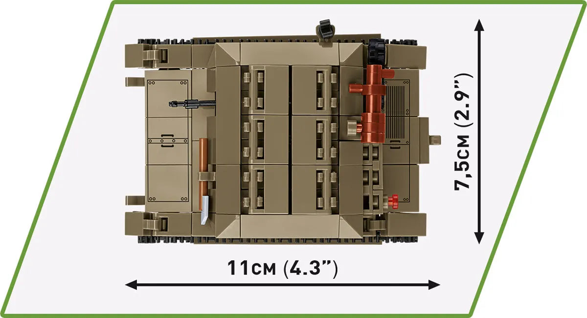 COBI Historical Collection WWII Tankette TK-3 /LE. PZKPFW TK(P) Tank