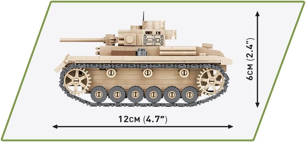 COBI Historical Collection WWII Panzer III Ausf. J. Tank