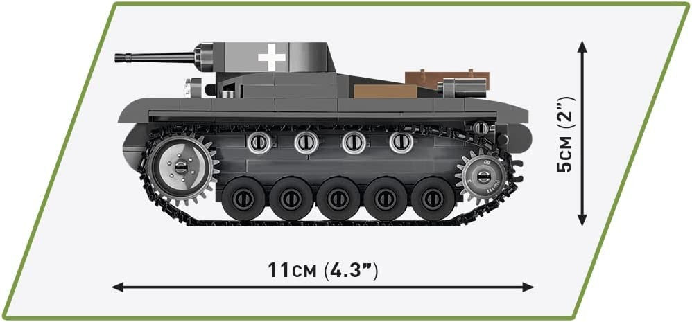 COBI Historical Collection World War II Panzer II Ausf. A Tank