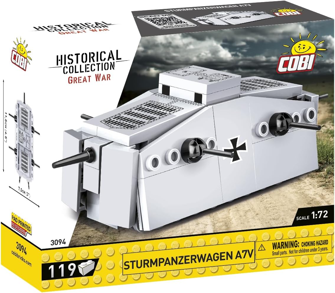 COBI Historical Collection Great War Sturmpanzerwagen A7V Tank