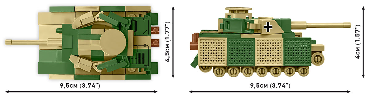 COBI Historical Collection WWII Panzerkampfwagen IV Tank