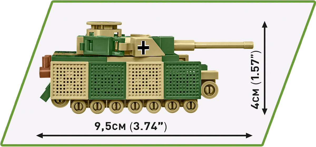 COBI Historical Collection WWII Panzerkampfwagen IV Tank