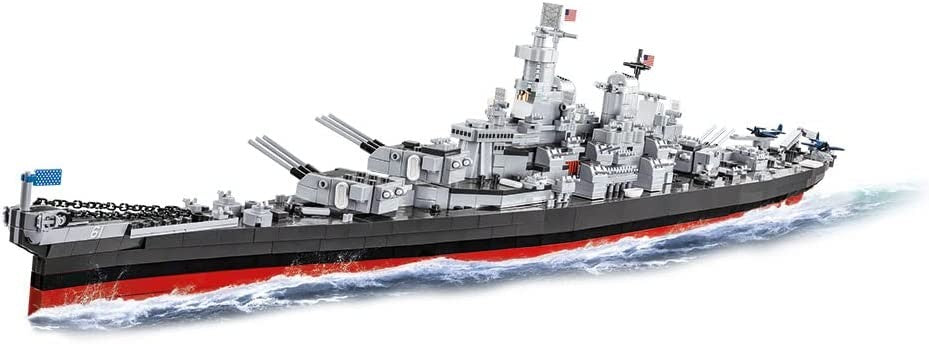 COBI Historical Collection World War II IOWA-Class Battleship, 4-in-1 EXECUTIVE EDITION