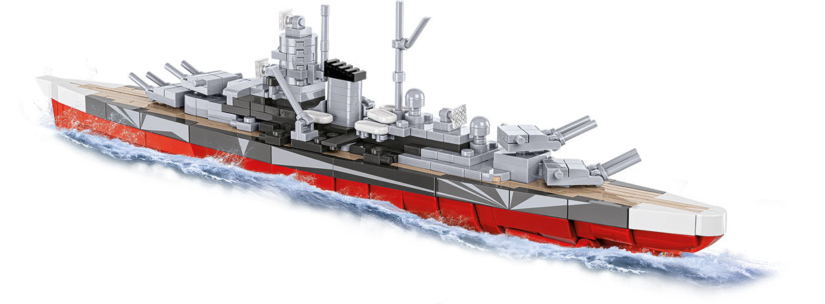 COBI Historical Collection WWII Battleship Tirpitz Building Set, 593 Pieces