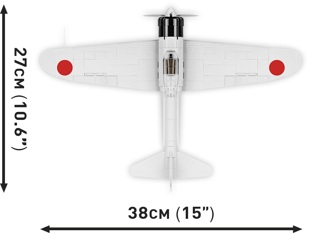 COBI Historical Collection World War II Mitsubishi A6M2 "ZERO-SEN" Plane