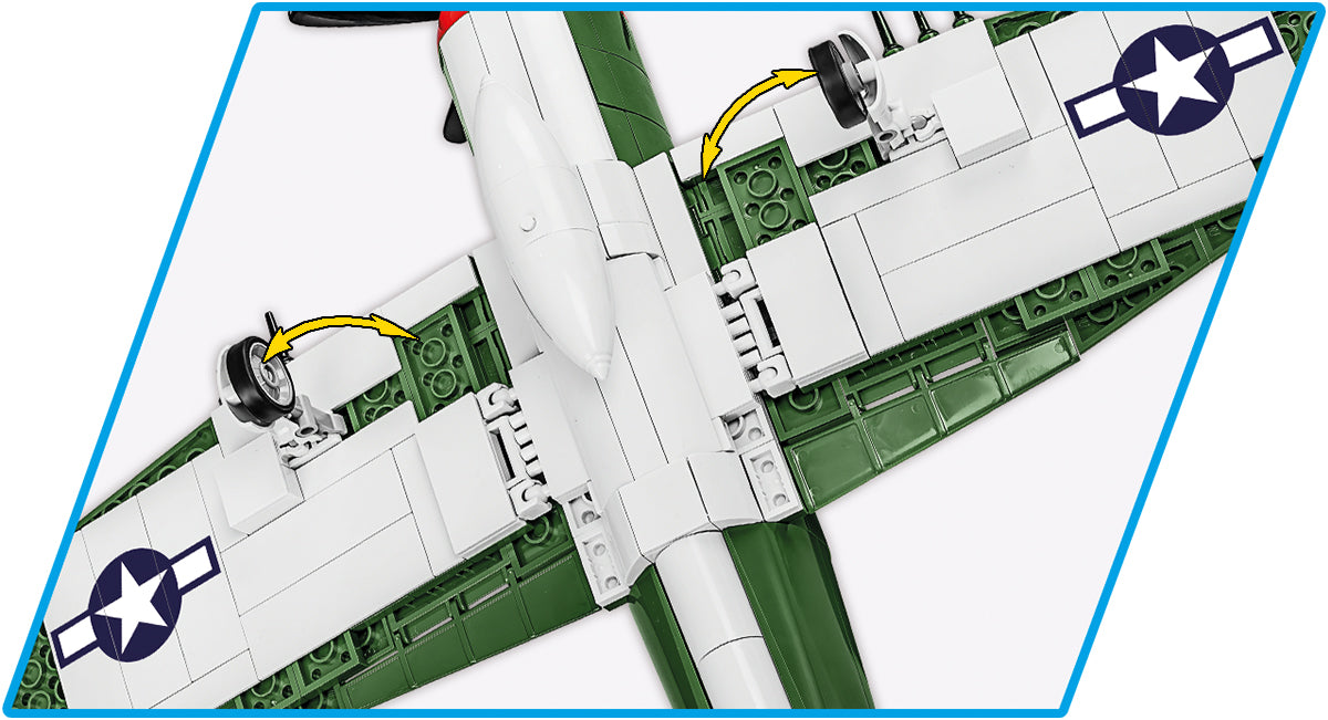 COBI Historical Collection WWII P-47 Thunderbolt™ & Tank Trailer EXECUTIVE EDITION