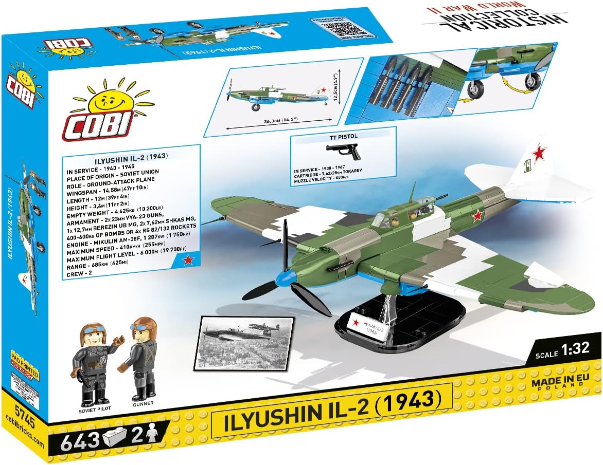 COBI Historical Collection WWII IL-2 (1943) Plane