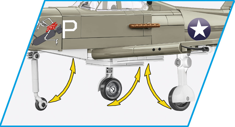 COBI Historical Collection WWII BELL® P-39D AIRACOBRA® Aircraft