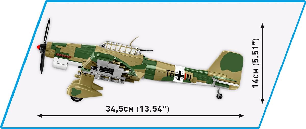 COBI Historical Collection WWII JUNKERS JU 87 B-2 Plane