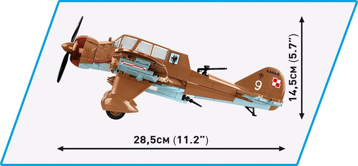 COBI Historical Collection WWII PZL.23 Crucian Aircraft