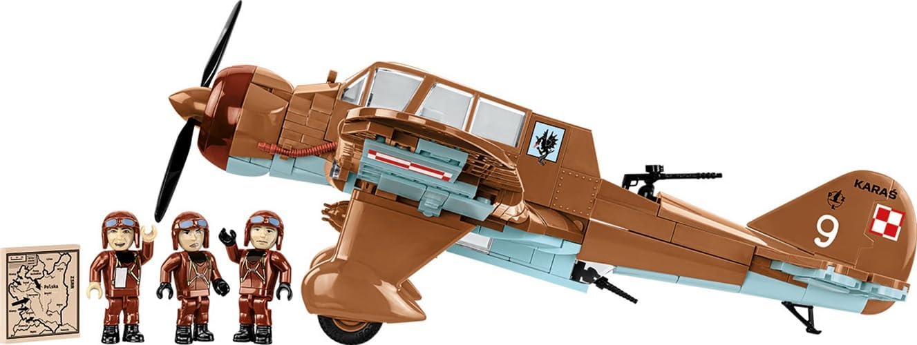 COBI Historical Collection WWII PZL.23 Crucian Aircraft