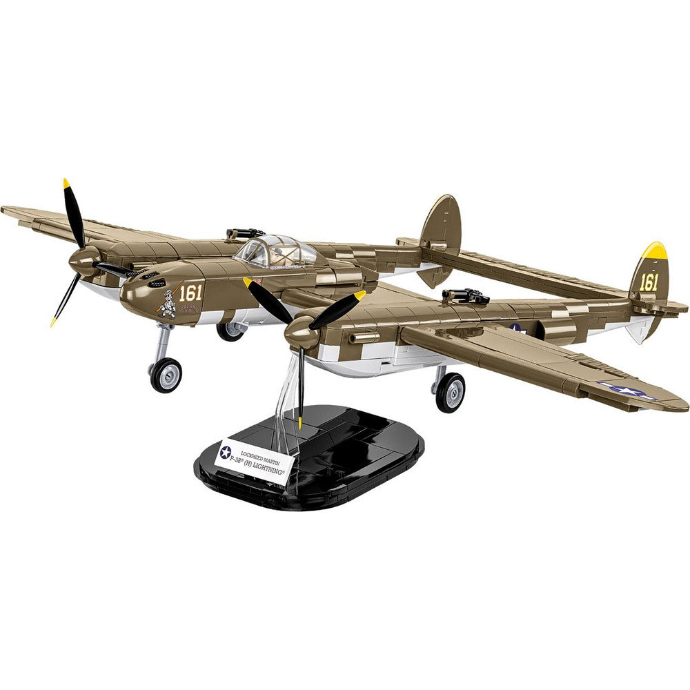 COBI Historical Collection Lockheed P-38H Lightning Aircraft, 650 Pieces