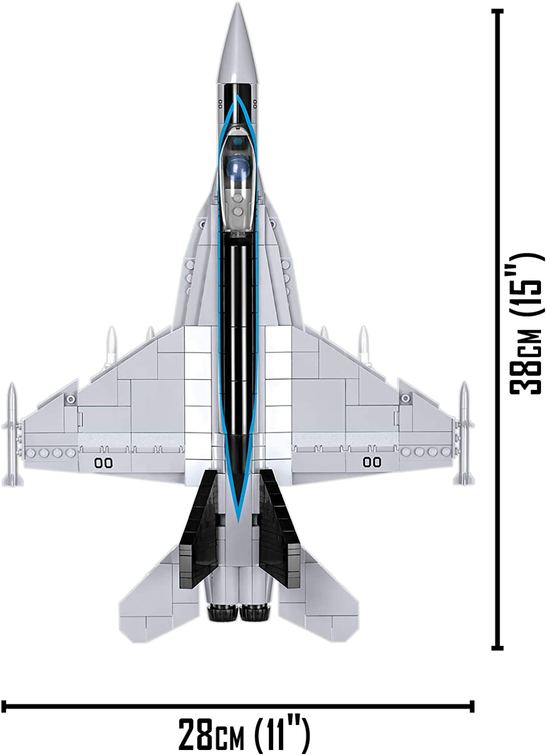 COBI TOP GUN: Maverick F/A-18E Super Hornet (560 Pieces)