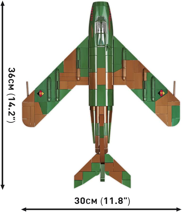 COBI Historical Collection Cold War LIM-5 (MIG-17F) East Germany Air Force Plane