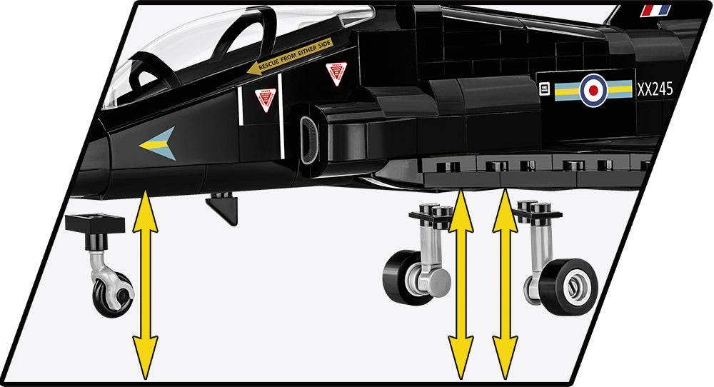 COBI Armed Forces BAE HAWK T1 Plane