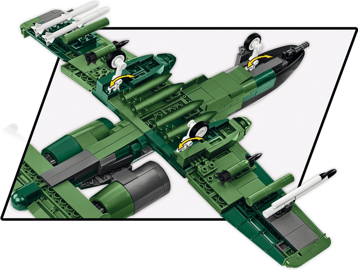 COBI Armed Forces A-10 Thunderbolt II Warthog Aircraft