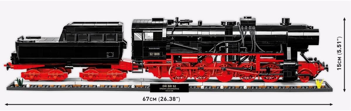 COBI Historical Collection DR BR 52 Steam Locomotive EXECUTIVE EDITION