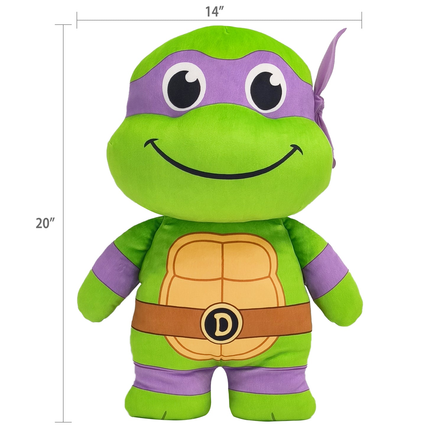 Legend Toys Teenage Mutant Ninja Turtles 20" Plush Donatello, Purple