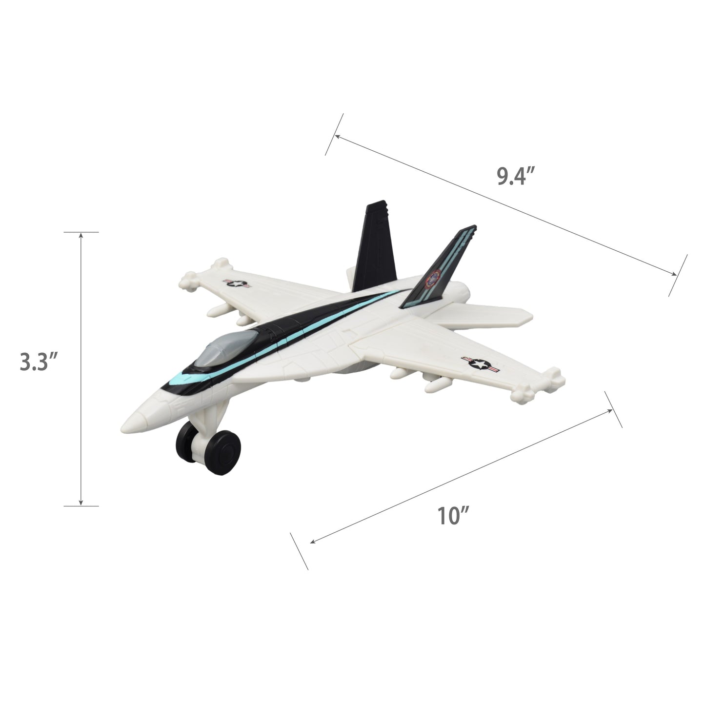Legend Toys TOP GUN F/A-18 10” Motion Sensor Lights and Sounds Plane